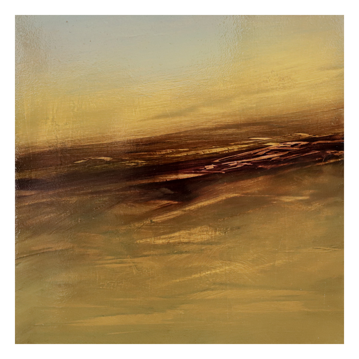 CR 404, 2018, Öl/Holzbox, 40 x 40 x 6 cm